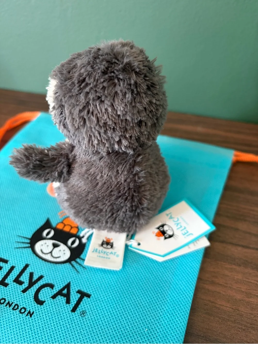 Authentic Jellycat Small Peanut Penguin with dust bag - BNWT